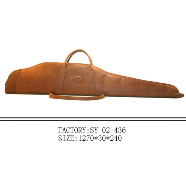 Custom Leder -Gewehrtasche
