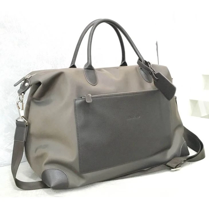 Nylon Leder -Reisetasche